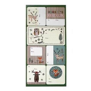 Obrazek Naklejki do prezentów CHRISTMAS JOY