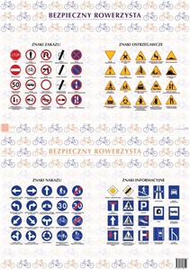 Picture of Podkładka na biurko. Bezpieczny rowerzysta (10szt)