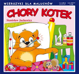 Obrazek Chory kotek Wierszyki dla Maluchów 122