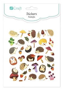 Obrazek Naklejki jeże 34szt