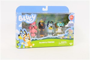 Picture of Bluey Figurki Przyjaciele 4 szt.