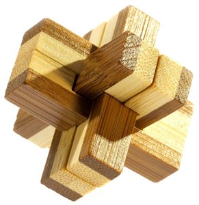 Picture of Łamigłówka 3D Bamboo Knotty poziom 3/4