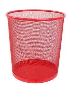 Obrazek Kosz okrągły mały czerwony