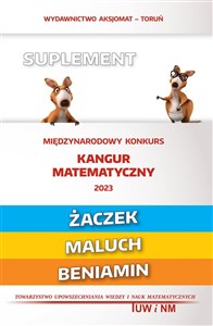 Picture of Matematyka z wesołym kangurem - Suplement 2023 (Żaczek/Maluch/Beniamin)