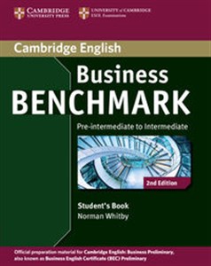 Obrazek Business Benchmark Pre-intermediate to Intermediate Student's Book