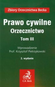 Picture of Prawo cywilne Orzecznictwo Tom 3