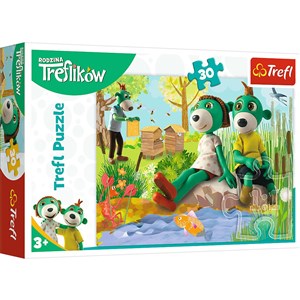 Picture of Puzzle 30 Trefliki nad stawem