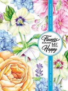 Obrazek Notatnik ozdobny 145x197/120K kratka TW Kwiaty