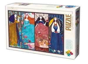 Picture of Puzzle 2000 Andrea Kurti, Cztery księżniczki