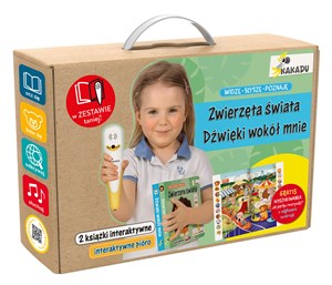 Picture of Zwierzęta świata Dźwięki wokół mnie Mówiąca książka interaktywna Zestaw z piórem Kakadu