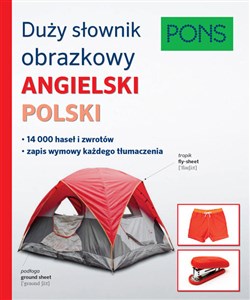 Obrazek Duży słownik obrazkowy Angielski Polski Pons