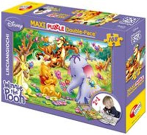 Obrazek Puzzle dwustronne maxi Kubuś i Hefalumpy 108