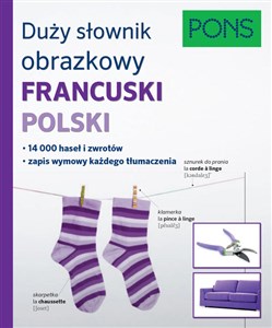 Obrazek Duży słownik obrazkowy Francuski Polski Pons