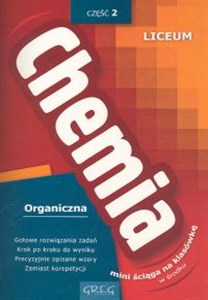 Obrazek Chemia 2 Organiczna + ściąga Liceum