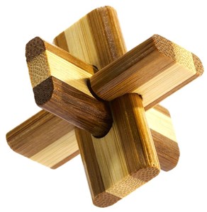 Picture of Łamigłówka 3D Bamboo Doublecross poziom 2/4