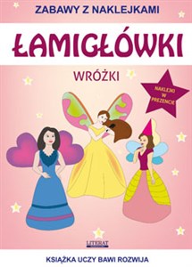 Picture of Łamigłówki Wróżki Zabawy z naklejkami