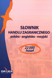 Picture of Słownik handlu zagranicznego polsko-angielsko-rosyjski