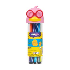 Obrazek Flamastry Strigo 12 kolorów różowa kaczka