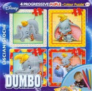 Obrazek Puzzle Baby 4 Dumbo + flamastry