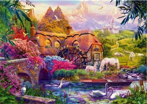 Obrazek Puzzle 1000 Stary młyn