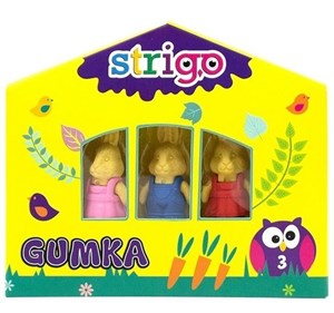 Obrazek Gumka do ścierania Strigo zwierzątka (SSC004)