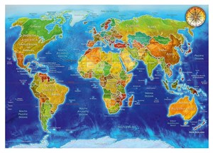 Picture of Puzzle 1000 Geopolityczna mapa świata