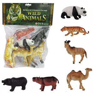 Obrazek Zwierzęta zoo 6szt