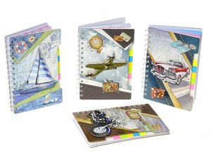 Picture of Notes na spirali Pojazdy MIX