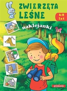 Picture of Zwierzęta leśne Naklejanki 6-8 lat