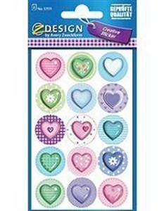 Picture of Naklejki papierowe - pastelowe serca