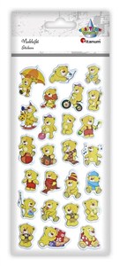 Picture of Naklejki wypukłe miękkie misie mix 25szt