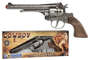 Picture of Rewolwer kowbojski metalowy 12 naboi