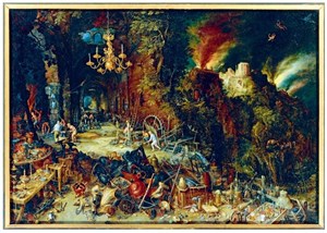 Picture of Puzzle 1000 Alegoria ognia Brueghel, 1608