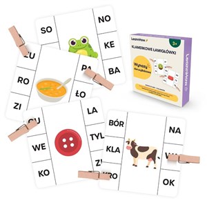 Picture of Klamerkowe zadania. Wyrazy dwusylabowe