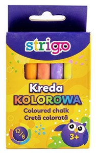 Picture of Kreda niepyląca 12 kolorów STRIGO