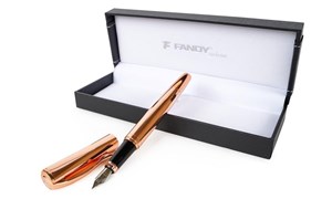 Obrazek Pióro wieczne + wkłady Delta różowy złoty