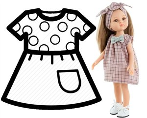 Obrazek Ubranko dla lalek 32cm