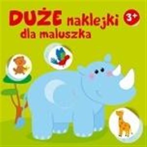 Picture of Duże naklejki dla maluszka - nosorożec 3+