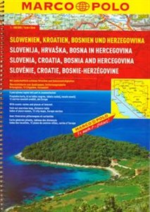 Obrazek Słowenia Chorwacja Bośnia i Hercegowina Atlas drogowy