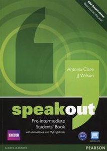 Obrazek Speakout Pre-Intermediate Student's Book + DVD with ActiveBook and MyEnglishLab