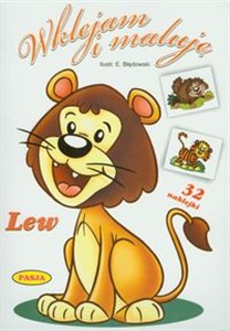 Picture of Wklejam i maluję Lew 32 naklejki