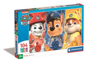 Obrazek Puzzle 104 Super Kolor Paw Patrol 25769