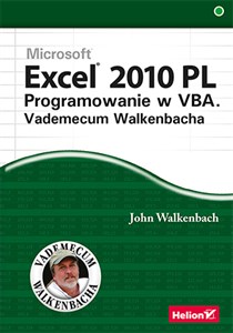 Obrazek Excel 2010 PL Programowanie w VBA Vademecum Walkenbacha