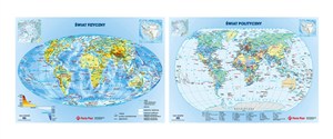 Picture of Podkład dwustronny z mapą świata