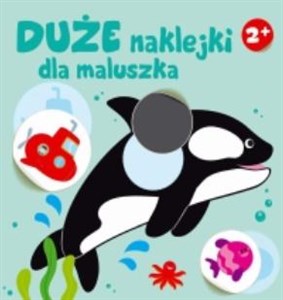 Obrazek Duże naklejki dla maluszka. Orka 2+