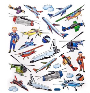 Obrazek Naklejki samoloty 27szt