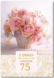 Obrazek Kartka okolicznościowa Urodziny 75