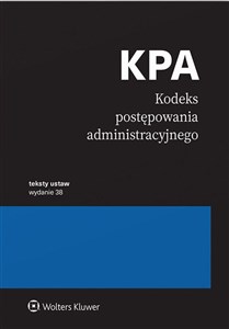 Picture of Kodeks postępowania administracyjnego Przepisy