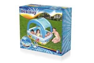 Obrazek Basen dmuchany z daszkiem 140x140x114cm