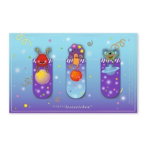 Obrazek Zakładki magnetyczne Stworki 3szt